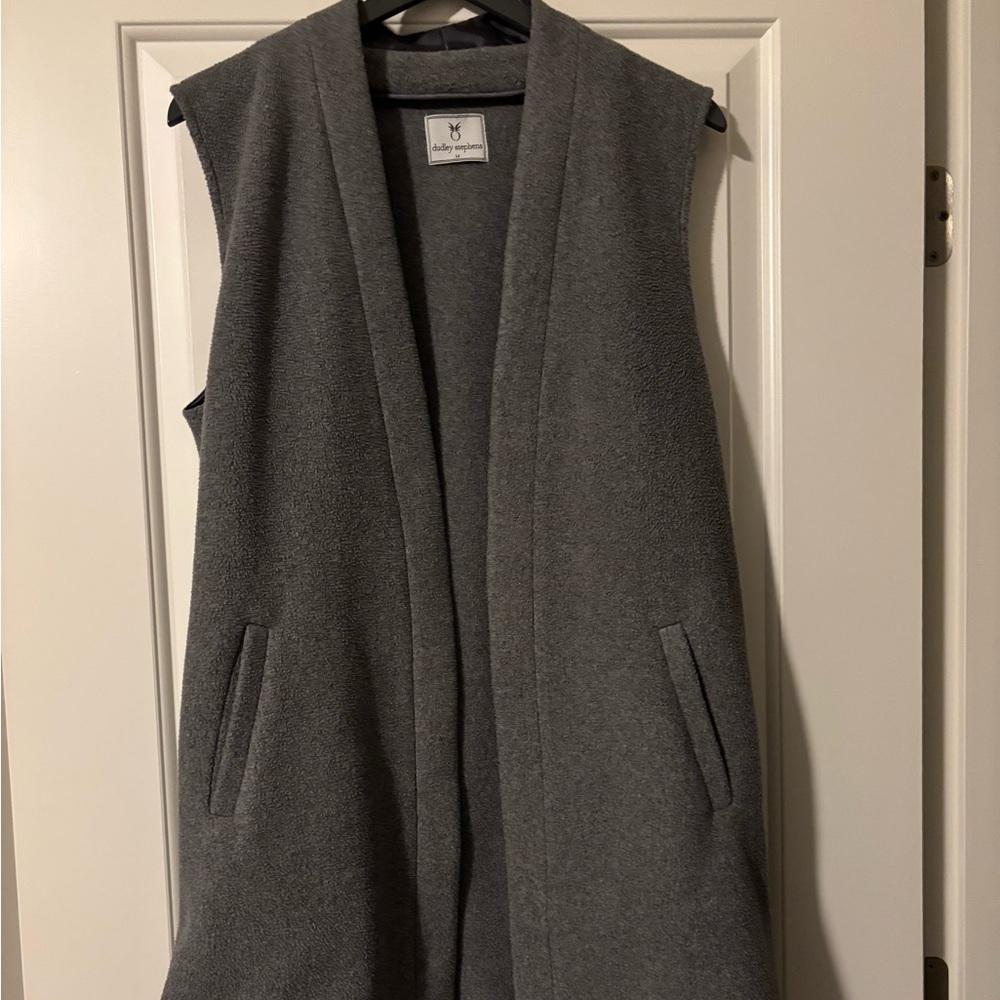 Dudley Stephen’s fleece women’s vest. Made in the USA!